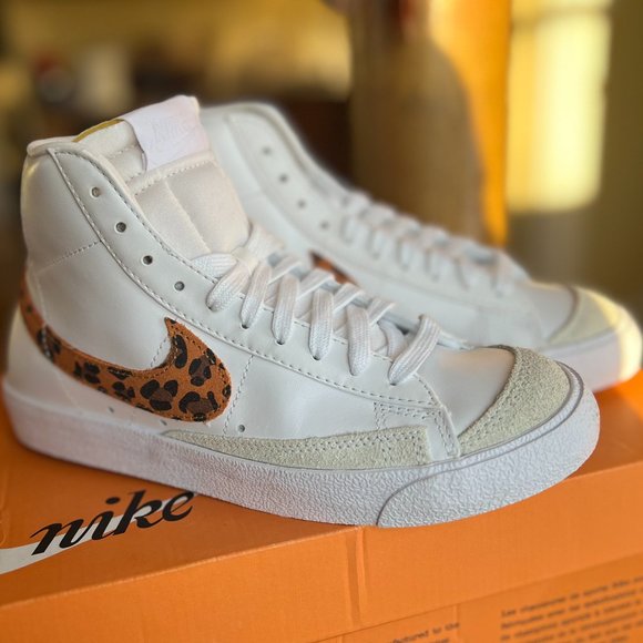 Nike Shoes - Animal print Nike Women's Blazer Mid 77